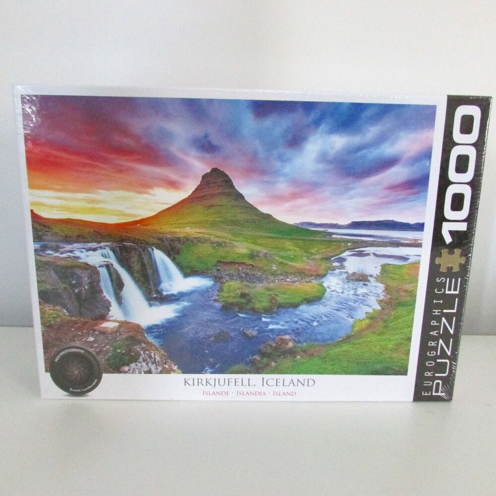 NEW Eurographics Jigsaw Puzzle 1000 pieces, Kirkjufell Iceland